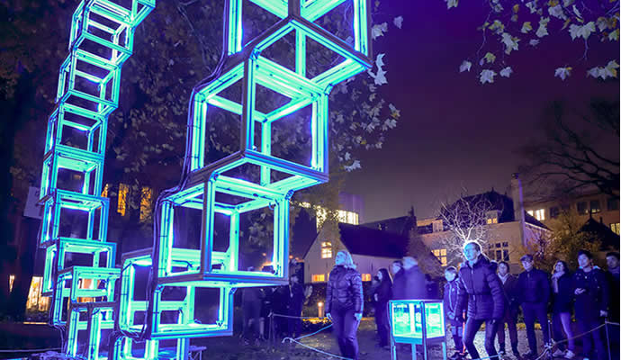The GLOW festival – turning movement into light