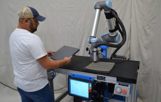Dvf robotic gluing system