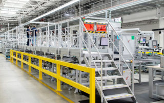 Stairway/platform system at miele headquarters 22 Stairway/platform system at miele headquarters