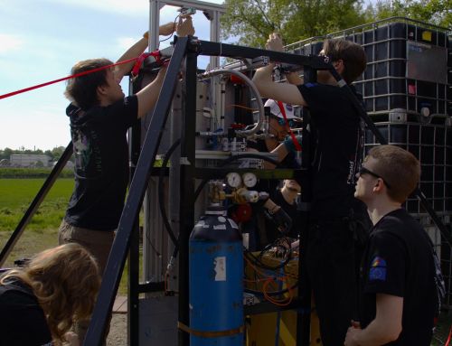 Space research – a hybrid propulsion system test bench made using profiles
