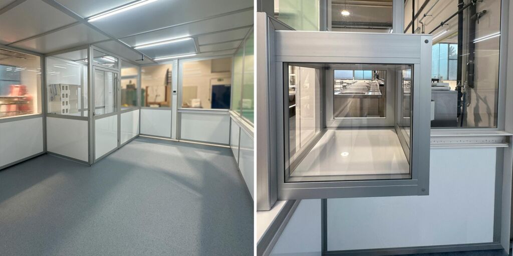 Space research – a hybrid propulsion system test bench made using profiles 21 Medical technology
